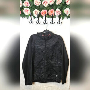 Move by Ardene Reflective Stripe Zip-Up Windbreaker NWOT